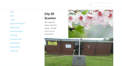 Desktop Screenshot of cityofscanlon.com